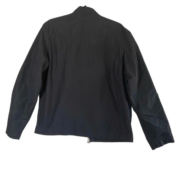 Banana Republic Black short black men jacket Sz M - Picture 2 of 11